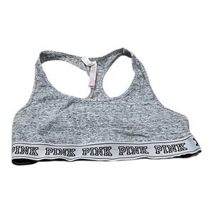 Victoria's Secret PINK Heather Gray Sports Bra